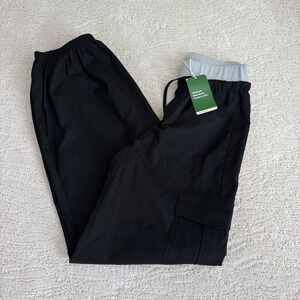 Women's NEW Halara Black Cargo Joggers Elastic Waist